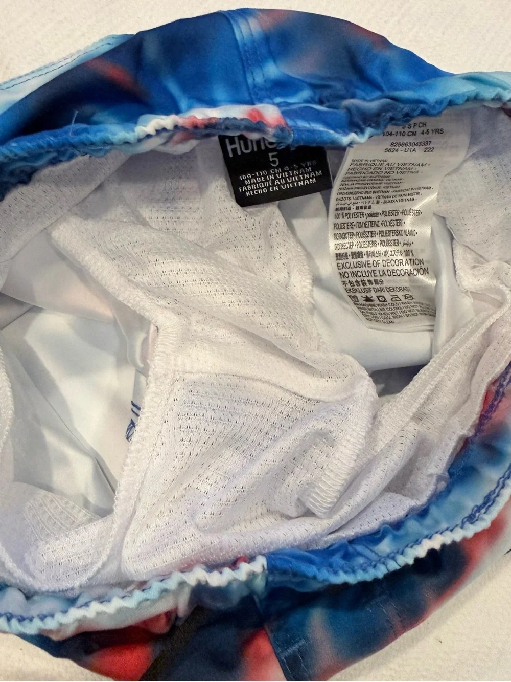 Hurley Boys' Americana Spiral Swim Trunks NWT size 5